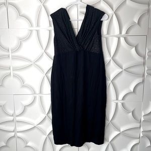 Tiffany Rose crystal black Sleeveless dress size 4   Box SS